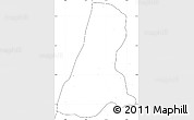 Blank Simple Map of Tel Aviv, no labels