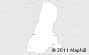 Classic Style Simple Map of Tel Aviv, cropped outside
