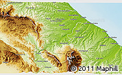 Physical 3D Map of Pescara