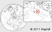 Blank Location Map of Pescara, highlighted parent region