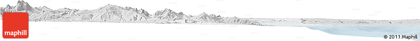 Silver Style Horizon Map of Matera