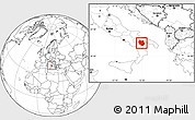 Blank Location Map of Matera