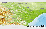 Physical Panoramic Map of Matera