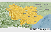 Savanna Style Panoramic Map of Matera