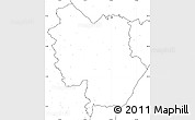 Blank Simple Map of Matera, no labels