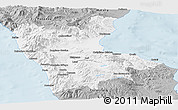 Gray Panoramic Map of Cosenza