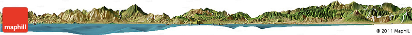Satellite Horizon Map of Caserta