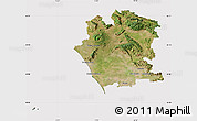 Satellite Map of Caserta, cropped outside