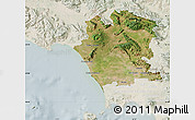 Satellite Map of Caserta, lighten