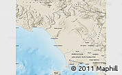 Shaded Relief Map of Caserta