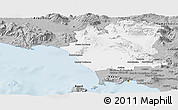 Gray Panoramic Map of Caserta