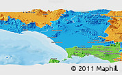 Political Panoramic Map of Caserta