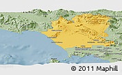 Savanna Style Panoramic Map of Caserta