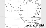 Blank Simple Map of Caserta