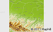 Physical 3D Map of Modena