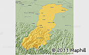 Savanna Style 3D Map of Modena