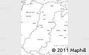 Blank Simple Map of Modena