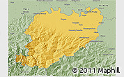 Savanna Style 3D Map of Piacenza