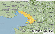 Savanna Style 3D Map of Trieste