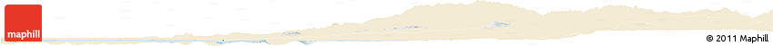 Classic Style Horizon Map of Trieste, single color outside