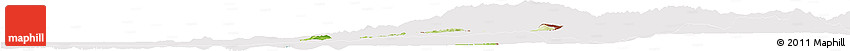 Physical Horizon Map of Trieste, cropped outside