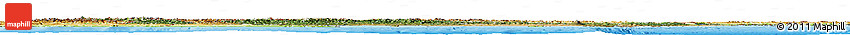 Satellite Horizon Map of Italy, physical outside