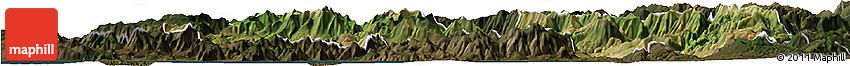 Satellite Horizon Map of Frosinone, darken