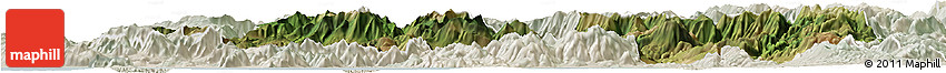 Satellite Horizon Map of Frosinone, lighten
