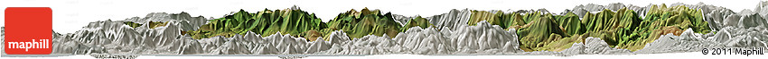 Satellite Horizon Map of Frosinone, lighten, semi-desaturated