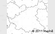 Blank Simple Map of Rieti, no labels