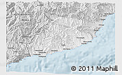 Silver Style 3D Map of Imperia