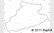 Blank Simple Map of Imperia, cropped outside, no labels