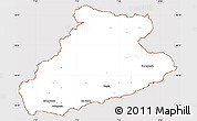 Classic Style Simple Map of Imperia, cropped outside