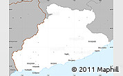 Gray Simple Map of Imperia