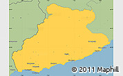 Savanna Style Simple Map of Imperia