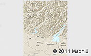 Shaded Relief 3D Map of Brescia