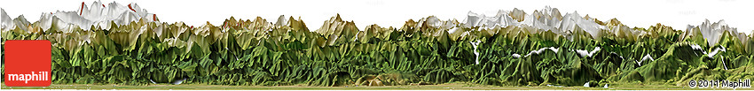 Satellite Horizon Map of Brescia