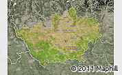 Satellite Map of Milano, semi-desaturated