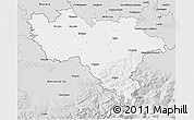 Silver Style 3D Map of Pavia