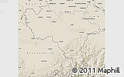 Shaded Relief Map of Pavia