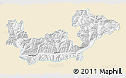 Classic Style 3D Map of Sondrio, single color outside