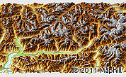 Physical 3D Map of Sondrio