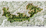 Satellite 3D Map of Sondrio, lighten