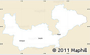 Classic Style Simple Map of Sondrio, single color outside