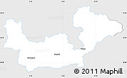 Silver Style Simple Map of Sondrio, single color outside