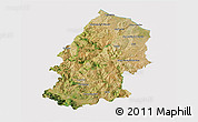 Satellite 3D Map of Campobasso, cropped outside