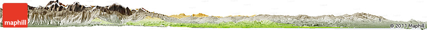 Physical Horizon Map of Campobasso, semi-desaturated Physical Horizon Map of Campobasso, semi-desaturated