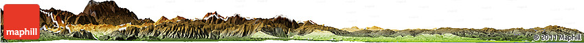 Physical Horizon Map of Molise, darken