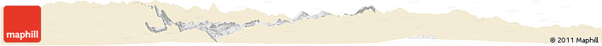 Classic Style Horizon Map of Isernia, single color outside