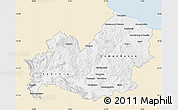 Classic Style Map of Molise, single color outside